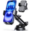 3-in-1 Car Phone Holder [122+LBS Strongest Suction & Stable Clamp
