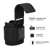 Weight Lifting Hooks Wrist Padding Pair of Straps 8 mm