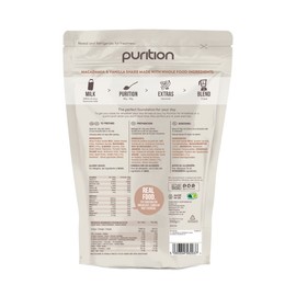 Purition Original Natural Protein Powder for Keto Diet Shakes and Meal Replacements Shakes with Only Natural Ingredients - 250g (Macadamia & Vanilla)