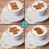 Fathers Day Coffee Stencils, Dessert Stencils, Cookie Stencils, Latte Art,
