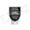 Falon ALLUMINIUM SOLID DIE-CAST BADGE "LAND ROVER OWNERS CLUB SOUTH