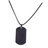 BESPORTBLE Collar de Acero de Titanio Placa de Identificación Grabada