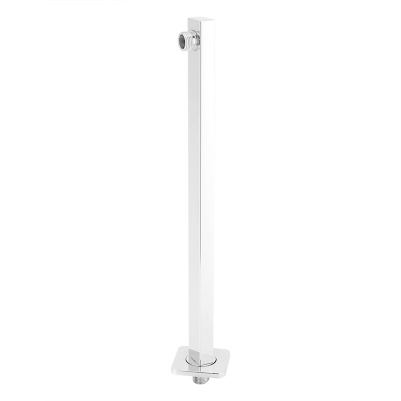 16 Inch Long Polished Stainless Steel Wall Mounted Shower Head