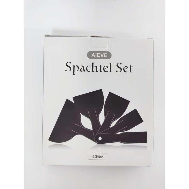 VKE Surface Spatula Set (5 Pieces) in Case Professional with