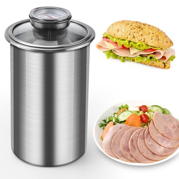 AMOZO AMOZO Ham Maker Meat Press - Stainless Steel Lunch
