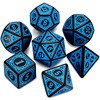 QMAY DND Dice Polyhedral Dice Set – 7 Pieces for