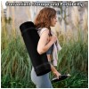 Fitvids 1/2" Thick High Density Exercise Yoga Mat, Carrying Strap,