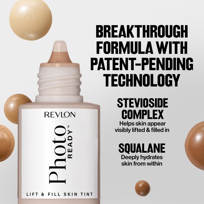 Revlon PhotoReady Lift + Fill Skin Tint, Multi-Use Glow Enhancer,