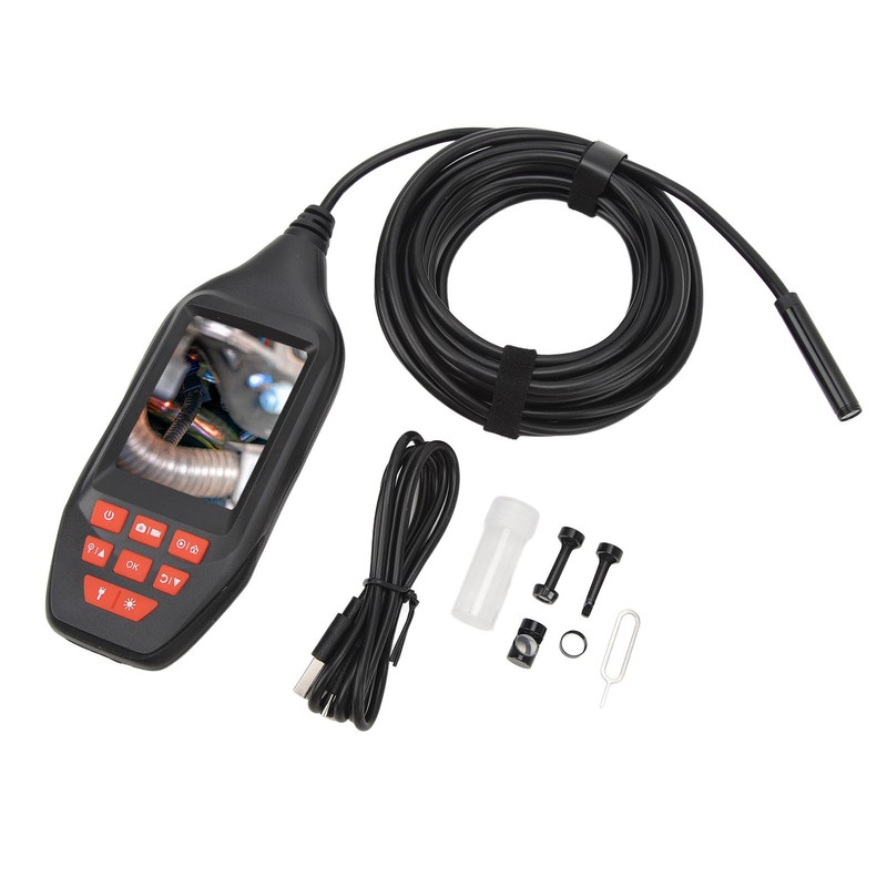 Endoscope Camera 3in LCD Display 1080P Inspection Camera Bending Borescope