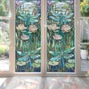 Dragonfly Stained Glass Window Film, Decorative Dragonfly Stained Glass Window