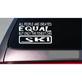 EZ-STIK Skier Equal StickerG743 8" Vinyl ski Suit Goggles Glasses Boat