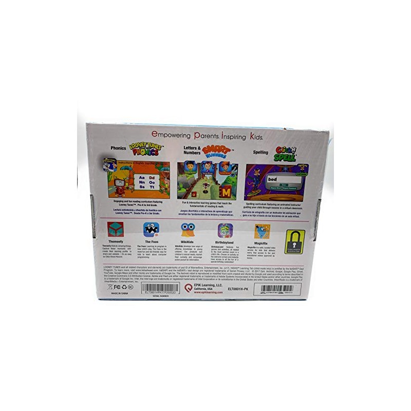 EPIK ELT0801H-PK-WM Highq Kids Tablet Pink 8in