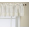 LORRAINE HOME FASHIONS Cenefa con Cinta para la Varilla, Ecru,