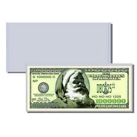AAC 13pc. Novelty Money Gift Set featuring Modern Santa Claus Million Dollar Bill