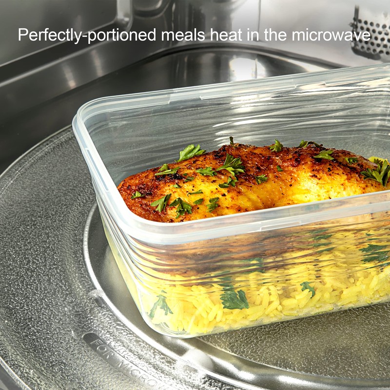 Stretch and Fresh Leak-Proof Food Container Set Stackable, BPA-Free Silicone