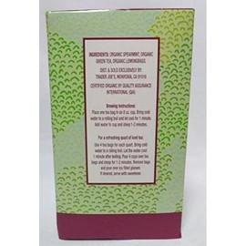 TJ's Moroccan Mint Green Tea ~ Pack of 2