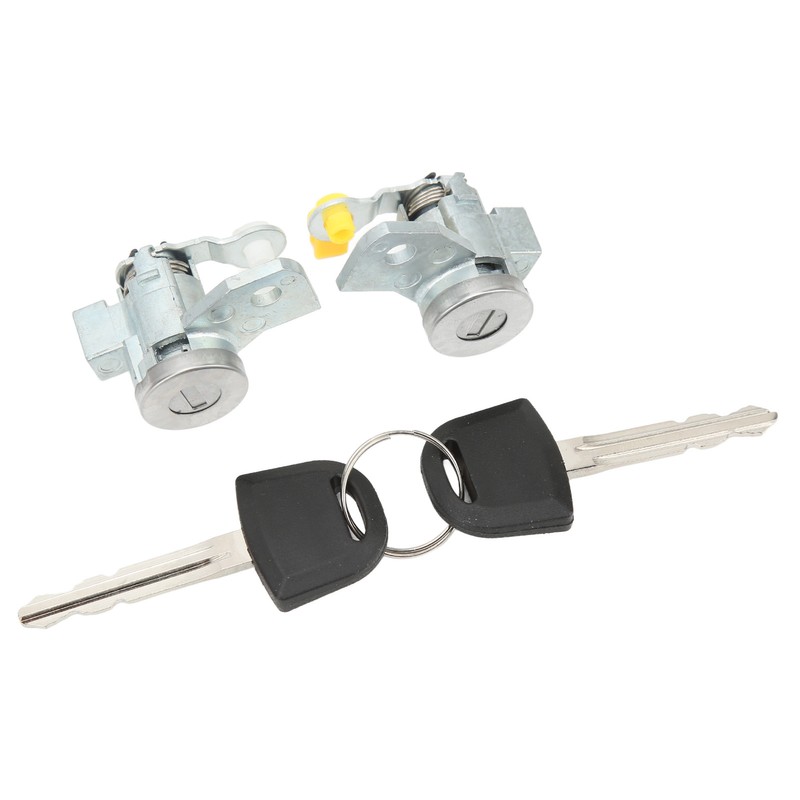 Front Door Lock Cylinder 19121155 Left Right Cylinder Barrel Set