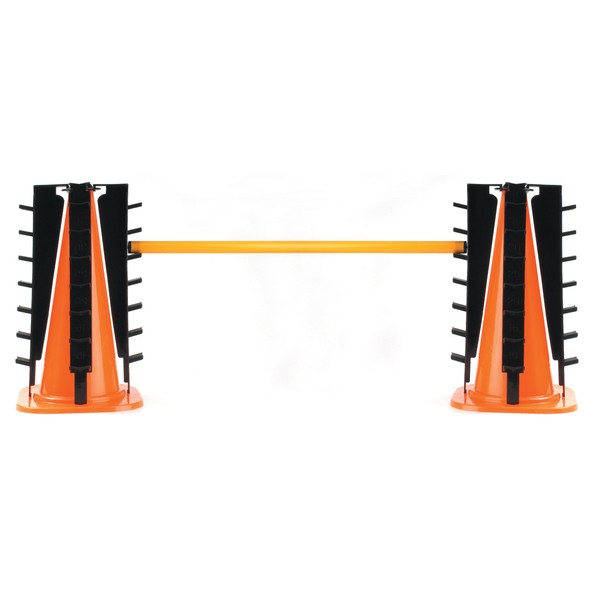 Champion Sports MHCSET Hurdle Cone Set,Adjustable
