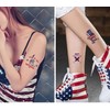 4th of July Temporary Tattoos America Flag Fake Tattoos Independence