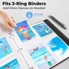 Dunwell Photo Sleeves for 3-Ring Binder, (3.5x5, 10 Pack) for