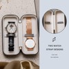 Travel Watch Box Single Portable Watch Travel Case for Men