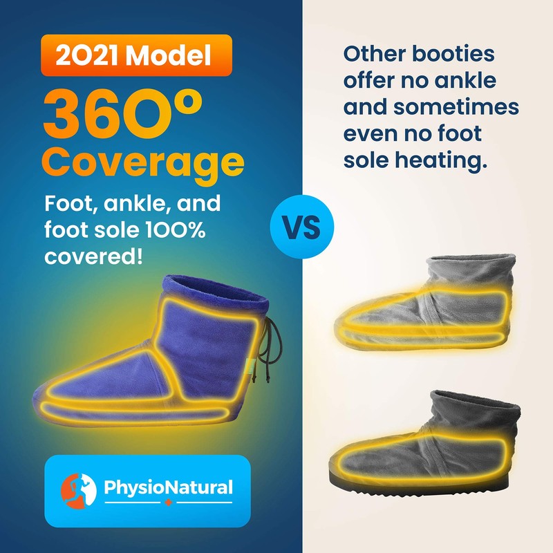 Microwaveable Booties and Feet Warmers - Deep-penetrating heat for relieving