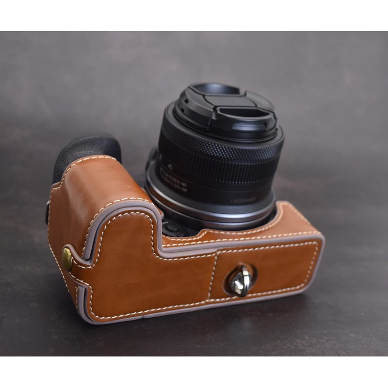 MUZIRI KINOKOO EOS R10 Protective Case PU Leather - Compatible