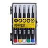 ANEX No.3475 Special Precision Screwdrivers, 5-Piece Set, Case Included