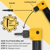 Tight Fit Tools Right Angle Drill Attachment - 90-Degree Bit