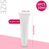 AMORIX 6PCS 10ml Lip Gloss Tubes Clear Empty Lip Balm