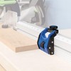 Auxiliary Micro-Adjust Flip Stop for Rockler Miter Saw Fence System
