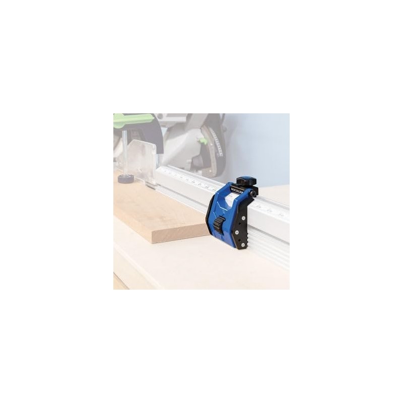 Auxiliary Micro-Adjust Flip Stop for Rockler Miter Saw Fence System