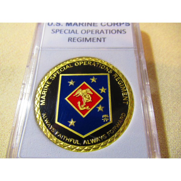 US MARINE CORPS SPECIAL OPERATIONS REGIMENT Challenge Coin