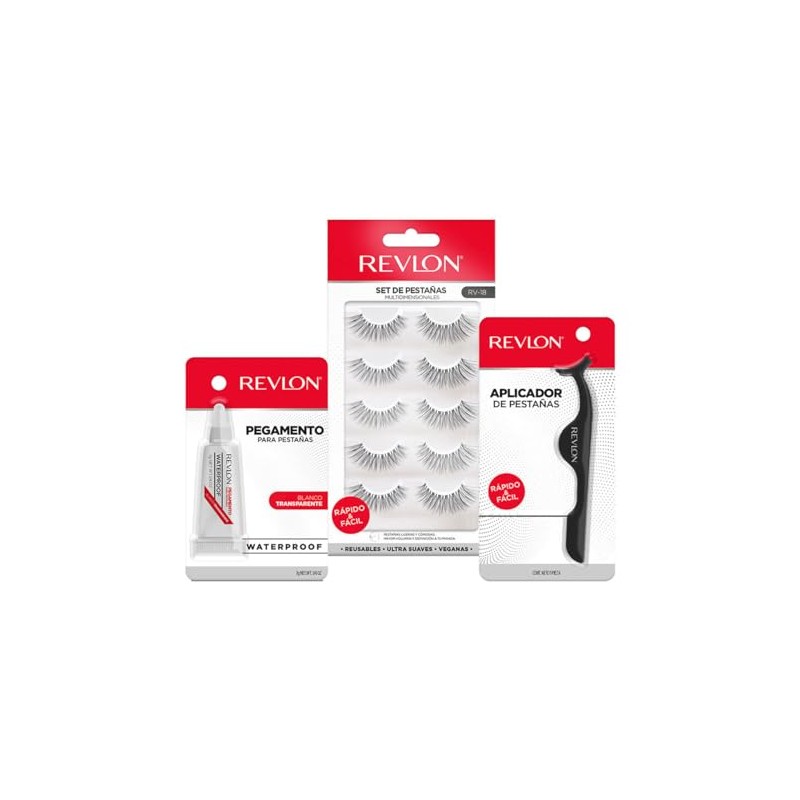 Revlon - Set de 5 pares de Pestañas Modelo 2,