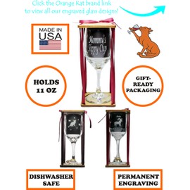 Scorpio Astrological Sign 360 Degree Engraved Stemless Wine Glass