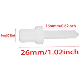 GWYAN 30 PCS Shutter Repair Pins Replacement for Plantation Shutters (White)