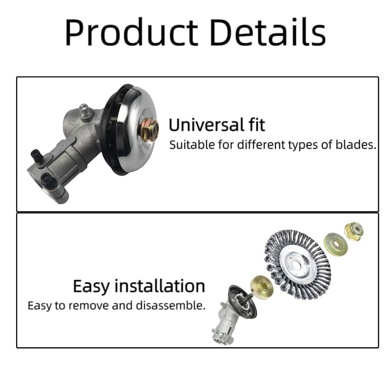 Universal Strimmer Head Fixing Kit 5 Pieces Metal Lawn Mower