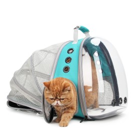LOLLIMEOW Pet Carrier Backpack, Bubble Backpack Carrier, Cats and Puppies,Airline-Approved, Designed for Travel, Hiking, Walking & Outdoor Use