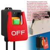 PRITOK 220V Single Phase On/Off Switch: 16A Emergency Stop Push