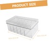 LABRIMP Cable Storage Organizer Box Transparent Dustproof and Moisture Multi