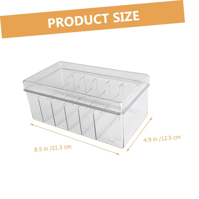 LABRIMP Cable Storage Organizer Box Transparent Dustproof and Moisture Multi