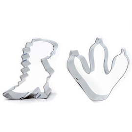 Dinosaur Sandwich Cutters Set for Kids,4pcs Dinosaur Cookie Sandwich Cutters, Stainless Steel Dinosaur Shaped Sandwich Cutter for Children
