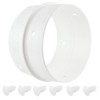 SPARES2GO Condenser Vent Box & Extra Long Hose Kit Compatible