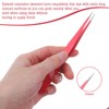 6 Pack Lash Tweezers For Eyelash Extensions,Fiber Tip Lash Tweezers,Precision