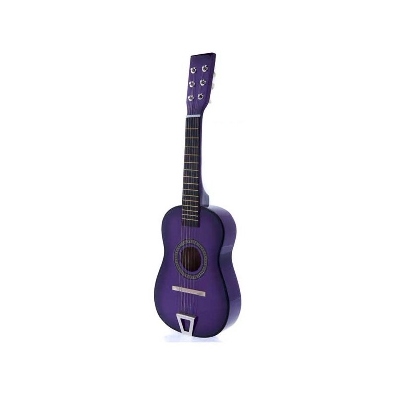 Unbranded 23” Mini Acoustic Guitar Wood Beginner Purple Small Toy