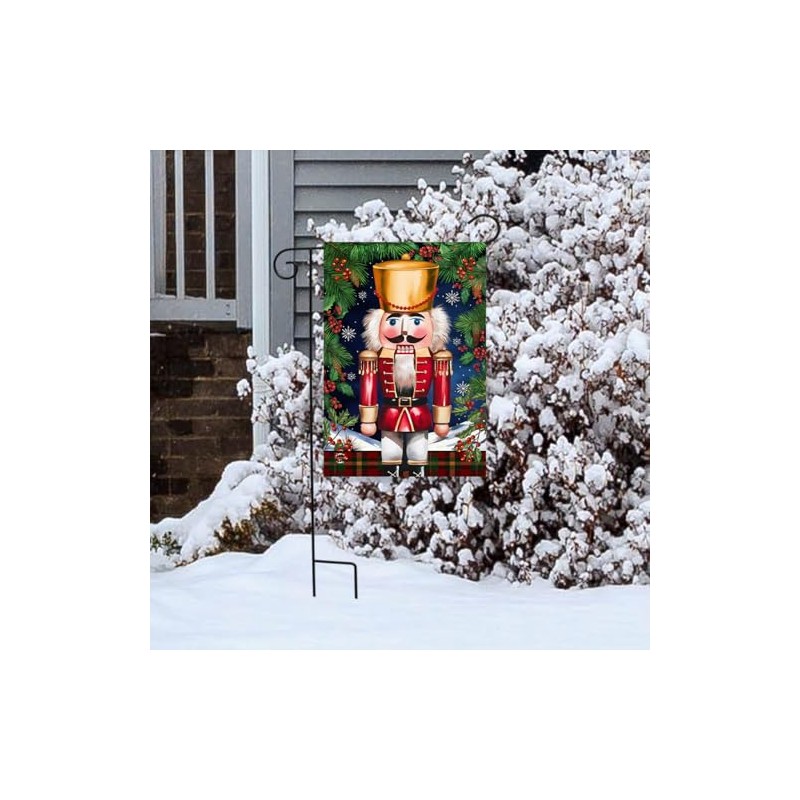 Briarwood Lane Wooden Nutcracker Garden Flag