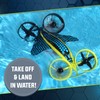 WowWee HydraQuad 3-in-1 Hybrid Air to Water Stunt Drone –