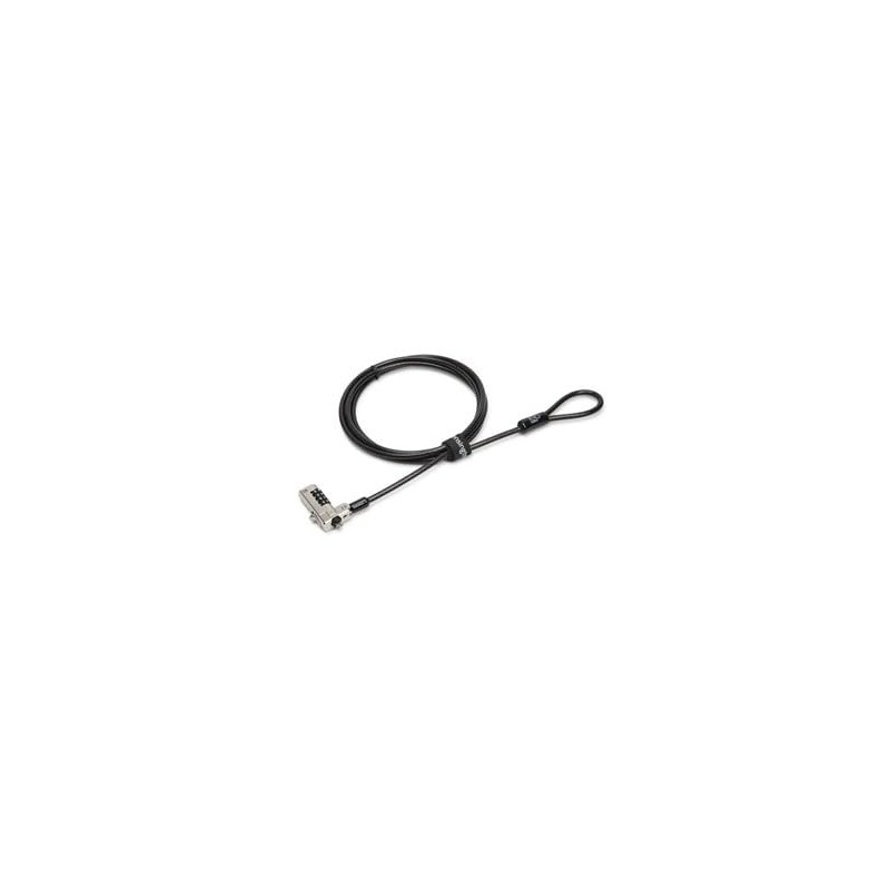 Kensington N17 Combination Laptop Lock with Cut Resistant Cable for