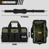 UUP 18-Inch Large Tool Bag, 16-Pocket Portable Tool Box Organizer