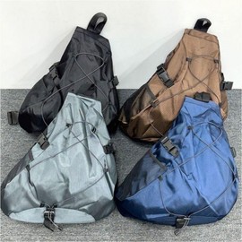 Messenger bag good bag light sling bag storage capacity men 4 colors 01.Black